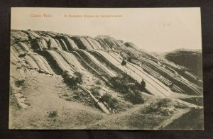 Mint Vintage Picture Postcard Road to Sacsayhuamán Incan Ruins Cusco Peru