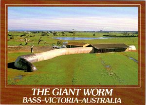 Bass, Victoria Australia  THE GIANT WORM Closed Wildlife Museum  4X6 Postcard