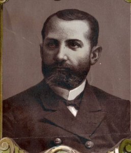 1880s-90s NY Recorder Souvenir Card Insert Jorge Montt President Of Chili #6R