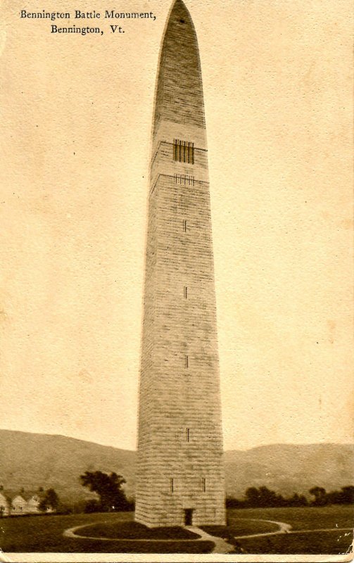 VT - Bennington.  Battle Monument & Seth Warner Monument  