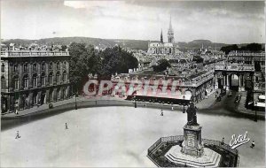 Modern Postcard Nancy Place Stanislas Arc de Triomphe and the Church ST Epvre