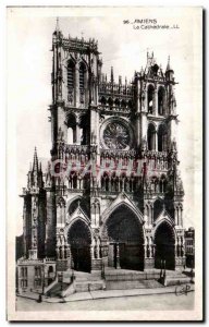 Old Postcard Amiens Cathedrale