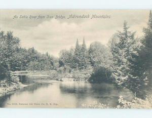 Pre-1907 AU SABLE RIVER Keeseville - Port Douglass by Plattsburgh NY A1127