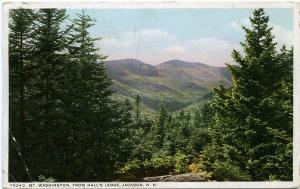 Mt Washington from Hall's Ledge - Jackson NH, New Hampshire - pm 1914 - DB