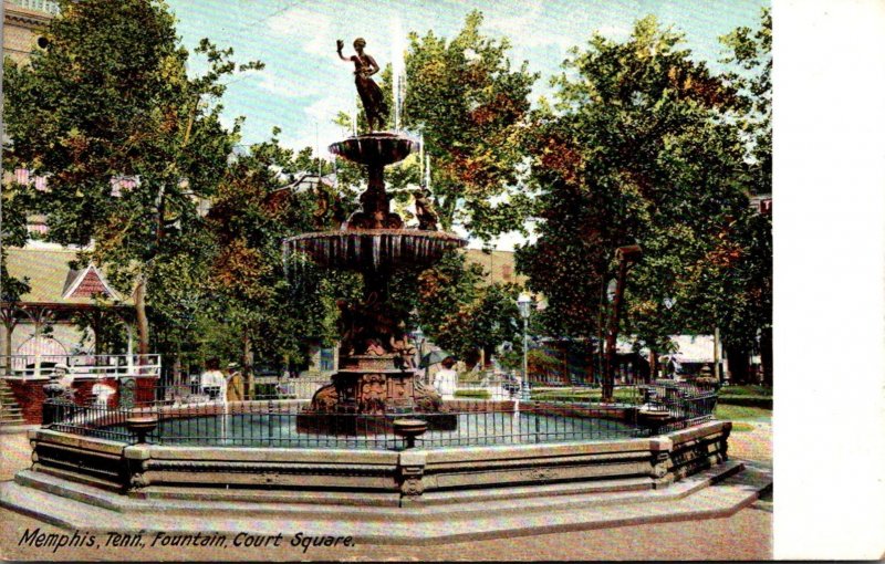 Tennessee Memphis Court Square Fountain