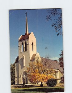 Postcard St. Marys Catholic Church Muncie Indiana USA