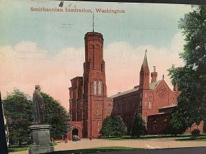 Postcard Early View of Smithsonian Institution in Washington D.C.   T4