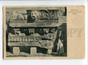 3034347 SYRIA BAALBEK turkish man near temple Vintage