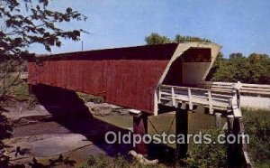 Holliwell, Winterset, IA USA Covered Bridge Unused 