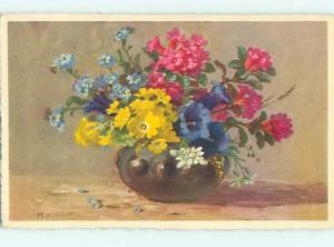 Pre-Chrome signed BEAUTIFUL ASSORTMENT INCLUDING FORGET-ME-NOT FLOWERS HJ3770