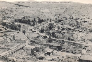 Central City Colorado CO Aerial View Postcard