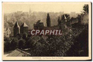 Old Postcard Fougeres La Courtine North Du Chateau