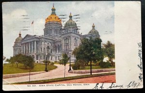 Vintage Postcard 1907 Iowa State Capitol Building, Des Moines, Iowa (IA)