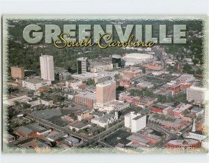 Postcard Greeneville, South Carolina