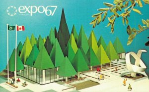 Canada Montreal Expo 67 The Canadian Pulp And Paper Pavilion Postcard 08.10