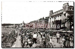 Modern Postcard The Promenade Des Anglais Nice Palais De La Mediterranee