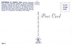 Canada - BC, Rogers Pass. Snow Sheds