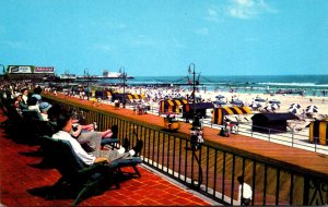 New Jersey Atlantic City Scenic View From Deck Of Marlborough-Blenheim Hotel