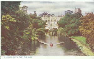 Warwickshire Postcard - Warwick Castle from The River   ZZ1275