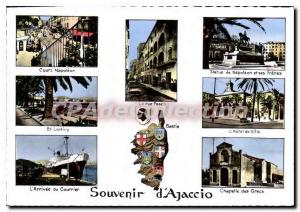 Postcard Modern street Fesch Ajaccio Remember Lantivy Chapel Greeks