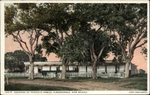 Albuquerque New Mexico NM Hacienda Perfecto Armijo Fred Harvey Postcard