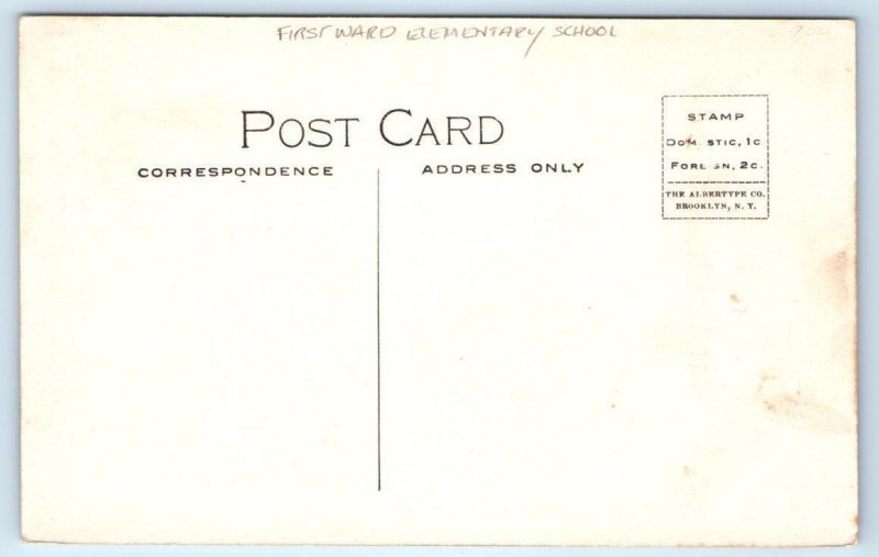 ELKINS, WV West Virginia ~ Randolph County FIRST WARD SCHOOL c1910s Postcard