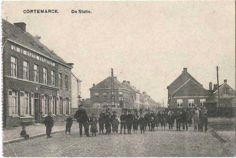 Belgium - Cortemarck Kortemark De Statie World War 1 - 01.20