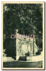 Old Postcard The Landscapes of Uriage The Goddess of Water Fountain of Sappey