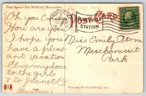 1911  Providence  Rhode Island  Roger Williams Park  Postcard