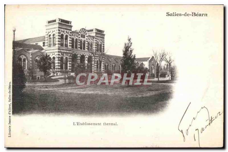 Old Postcard Salies de Bearn The Hydrotherapy