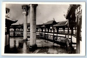 Chicago lL Postcard RPPC Photo The John G. Shedd Aquarium View Of Balanced Room