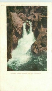 Boulder Falls Canyon Colorado Detroit Photographic C-1905 Postcard 20-11557