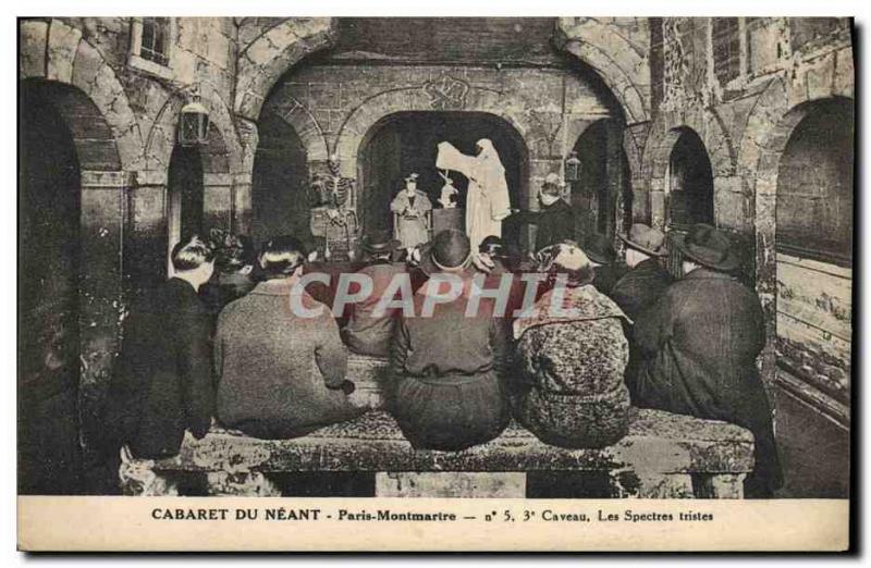 Old Postcard Paris Cabaret du Nil Paris Montmartre Sad spectra