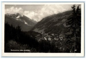 1950 Badgastein High Tauern Mountains Salzburg Austria RPPC Photo Postcard