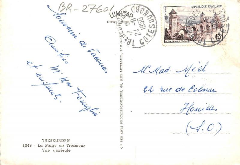 BR27601 Trebeurden la plage de tremeur france