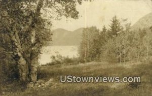 Real Photo, Jordan Pond in Mt. Desert, Maine