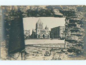 Pre-1920 rppc NICE VIEW Boston Massachusetts MA i7673