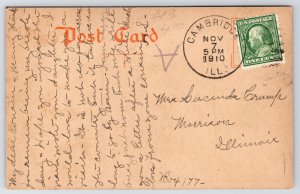 Monmouth College~Carnegie Library~Bluesky CU Williams c1910 Postcard