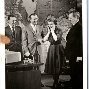 1961 RPPC Lenore Jensen W6NAZ Photo Ham Radio Operator NBC This Is Your Life A69