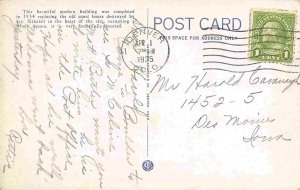 Court House Boulder Colorado 1935 postcard