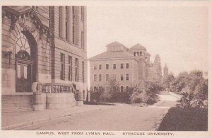 New York Syracuse Campus West From Lyman Hall Syracuse University Albertype