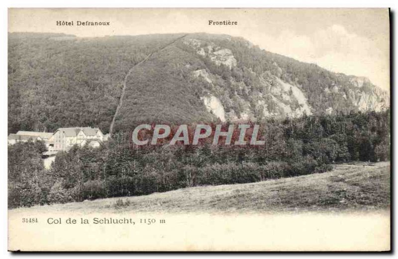 Old Postcard Col de la Schlucht