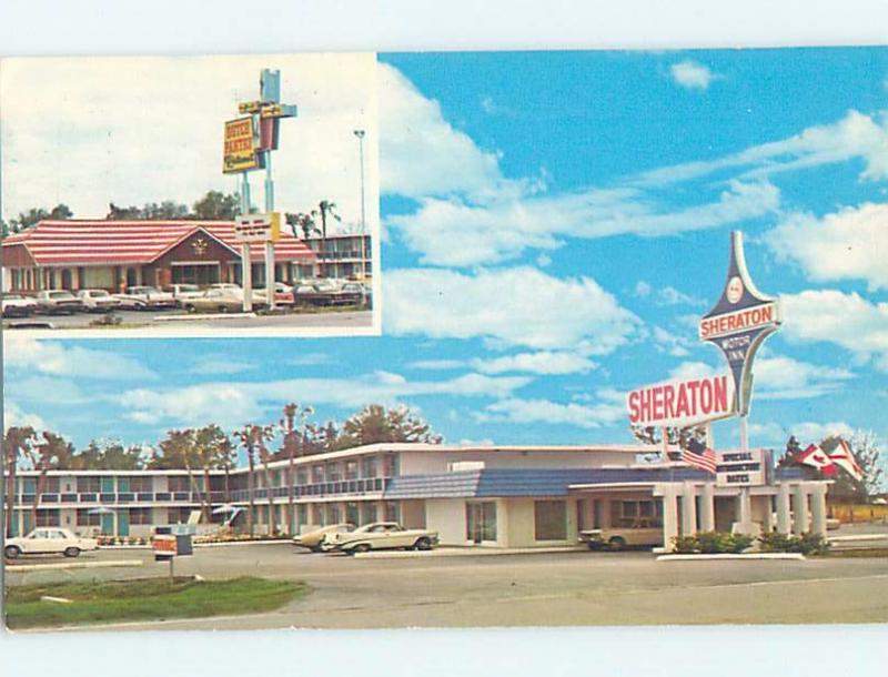 Unused Pre-1980 SHERATON HOTEL Lake City Florida FL c1036