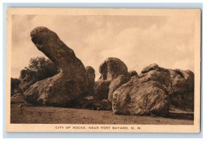 1920's City Of Rocks Fort Bayard, N.M. Postcard P30E