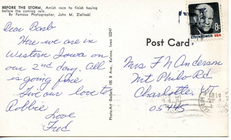 Haying - Trying to beat the storm.