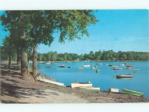 Pre-1980 SMALL BOATS ON SHORELINE South Hero Vermont VT AE3958