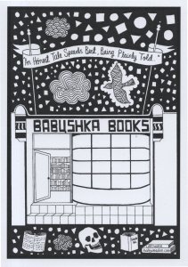 Babushka Books Isle of Man Bookshop Rare Painting Postcard