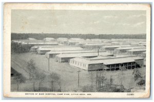 1918 Section of Base Hospital Camp Pike Little Rock Arkansas AR WW1 Postcard