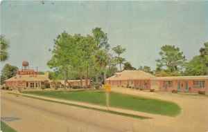 Perry Florida 1960s Postcard Warren Motel