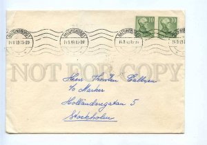 293950 SWEDEN 1949 year Halsingborg real posted COVER